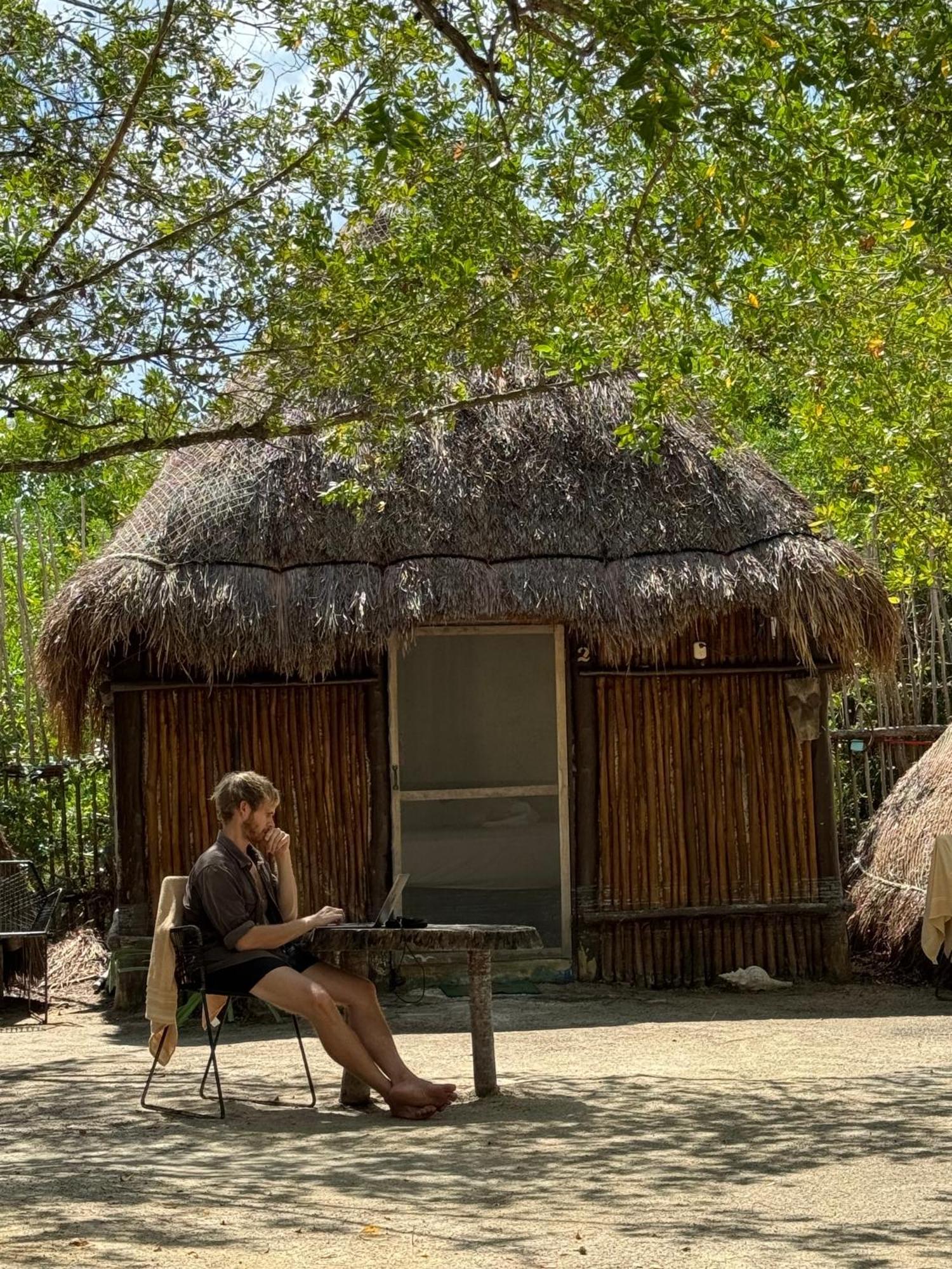 La Aldea Holbox Cabanas Y Camping Exterior foto